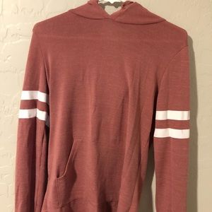 Rose color sweatshirt